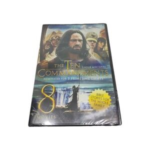 Bible Stories for the Whole Family: 8 Movies (DVD, 2014, 2-Disc Set) New Sealed